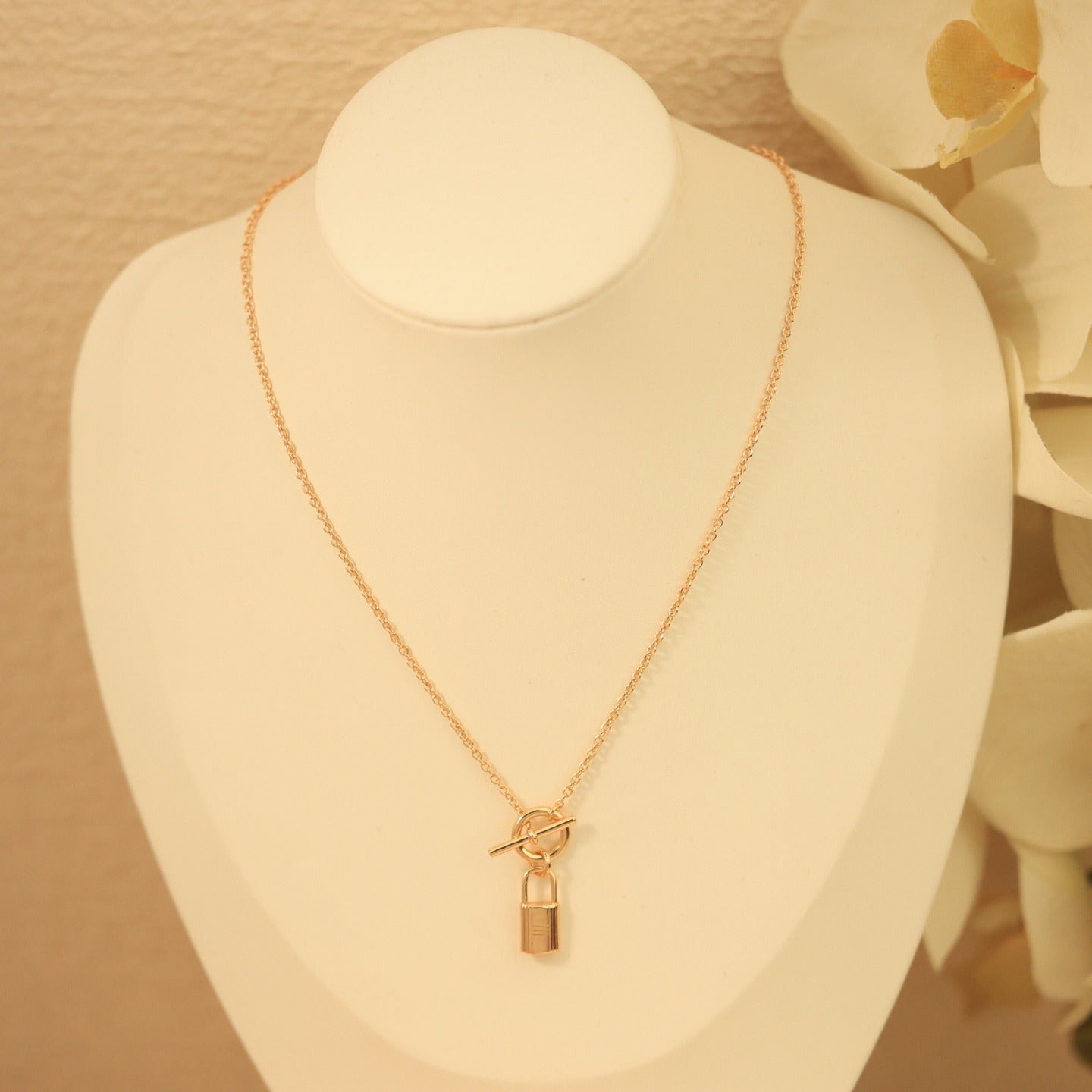 Hermes Lock Necklace