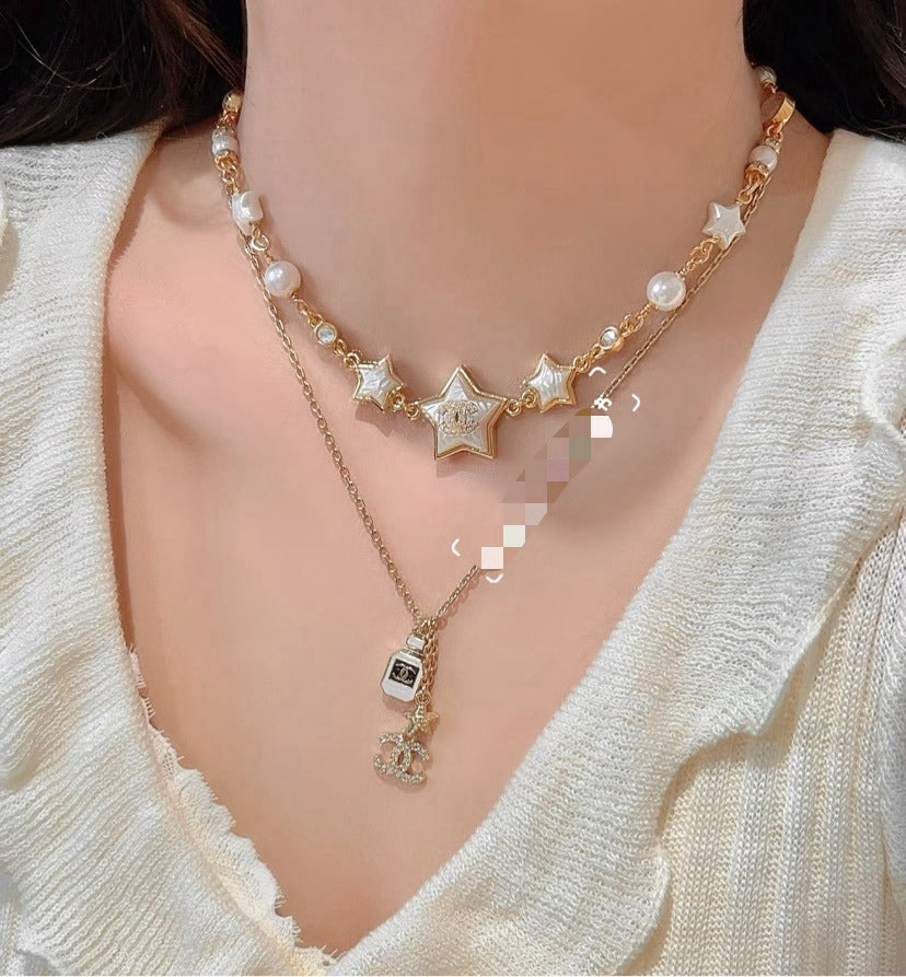 Chanel Logo Necklace