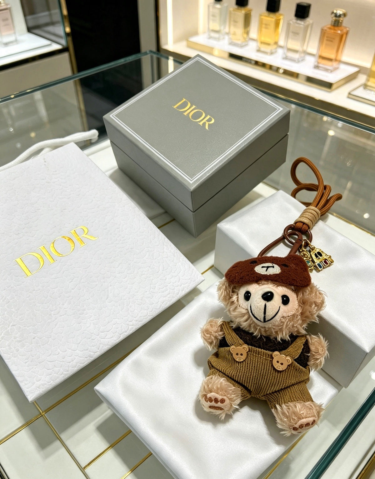 Dior Vintage-Finish Keychain