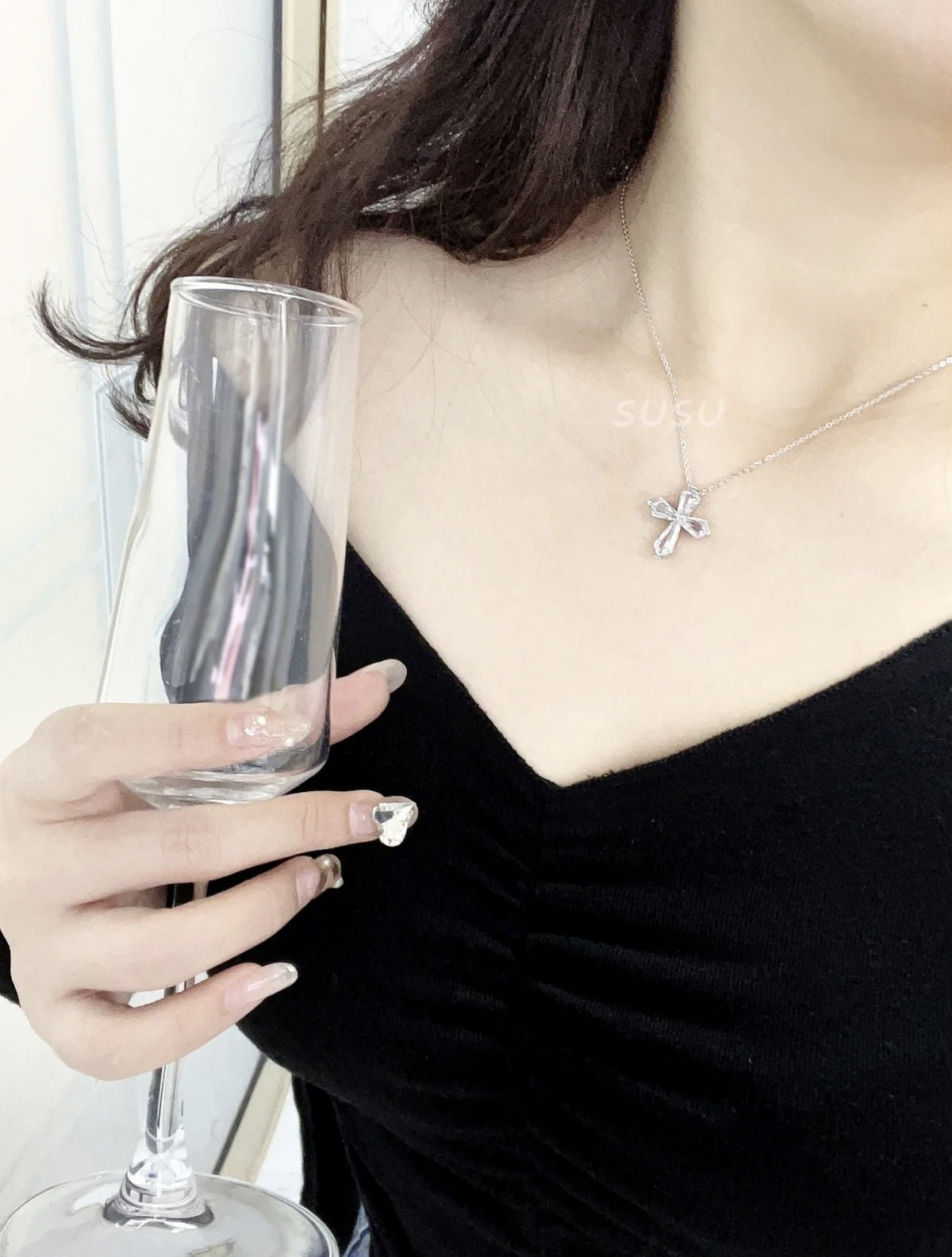 Graff Silver Brass Necklace