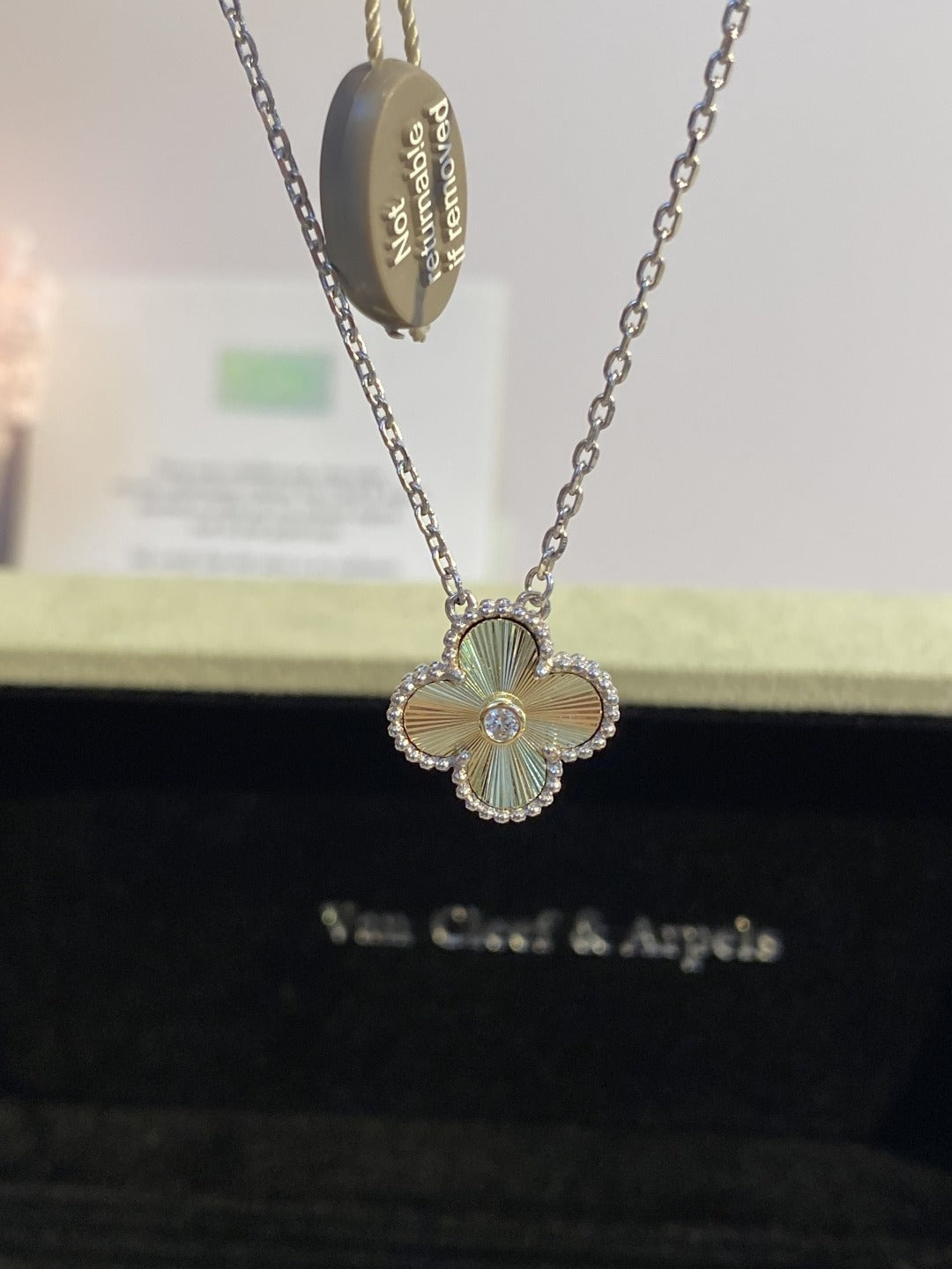 Van Cleef & Arpels Colorblock Necklace