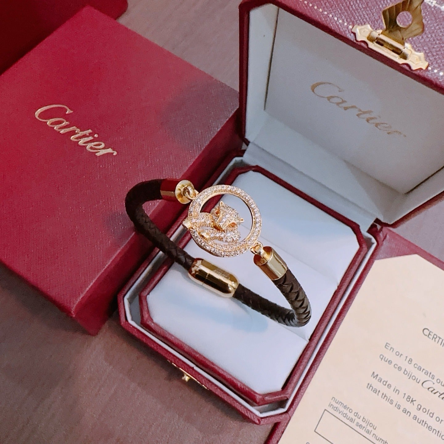 Cartier Leather Bracelet