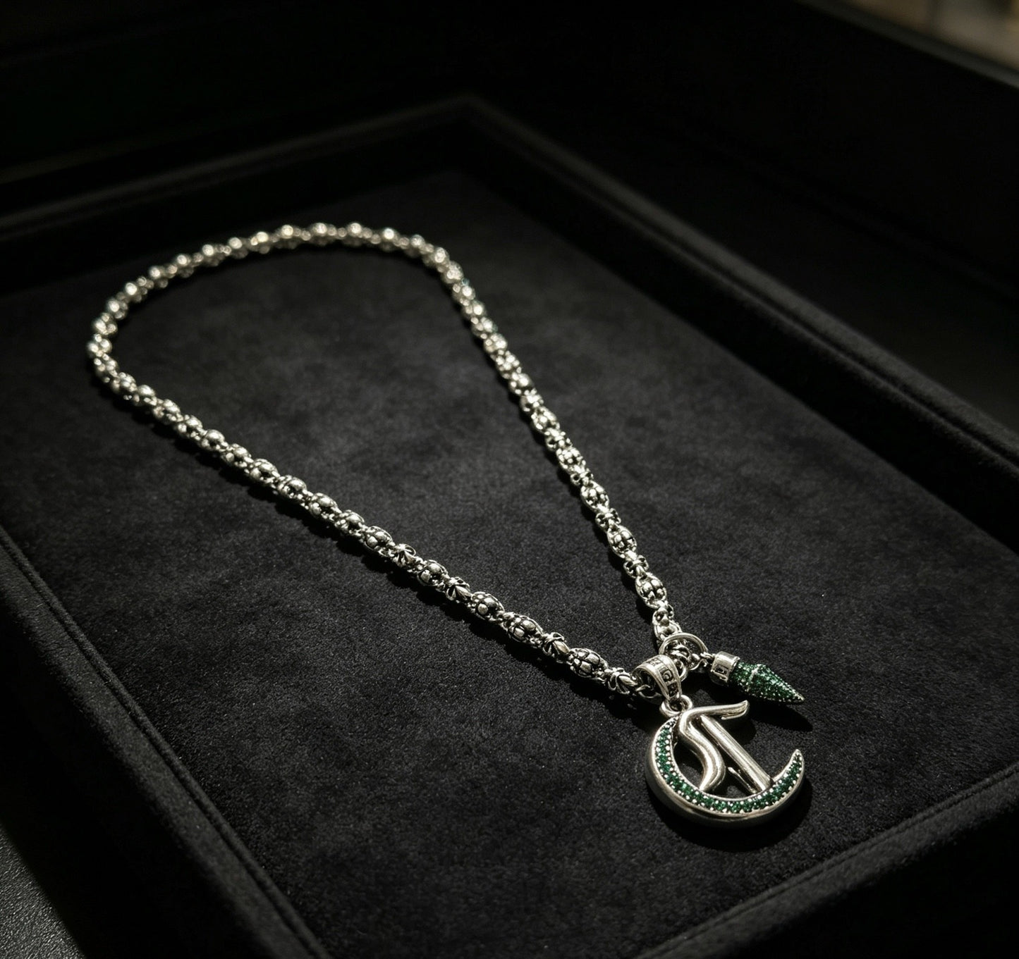 Chrome Hearts Sterling Silver Cross Necklace
