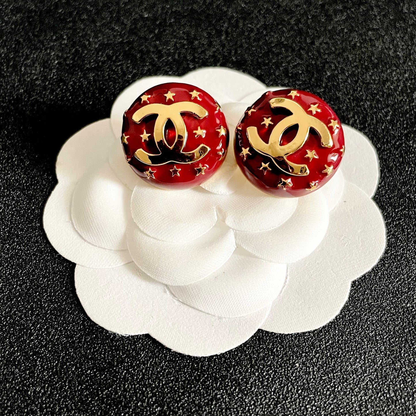 Chanel Star Earrings