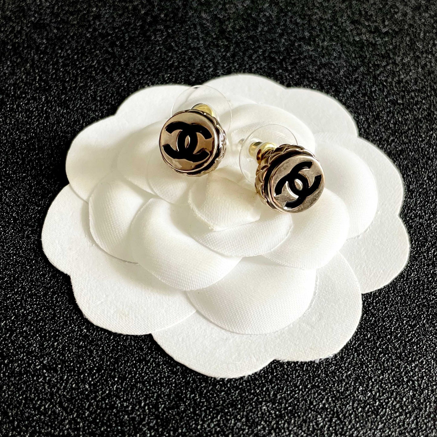 Chanel Logo Earrings