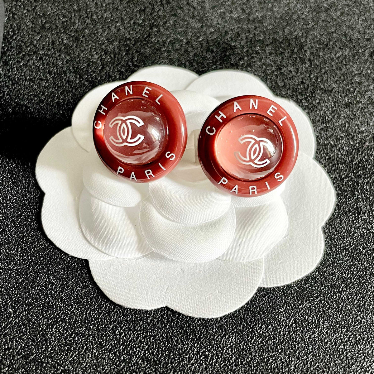 Chanel Logo Earrings