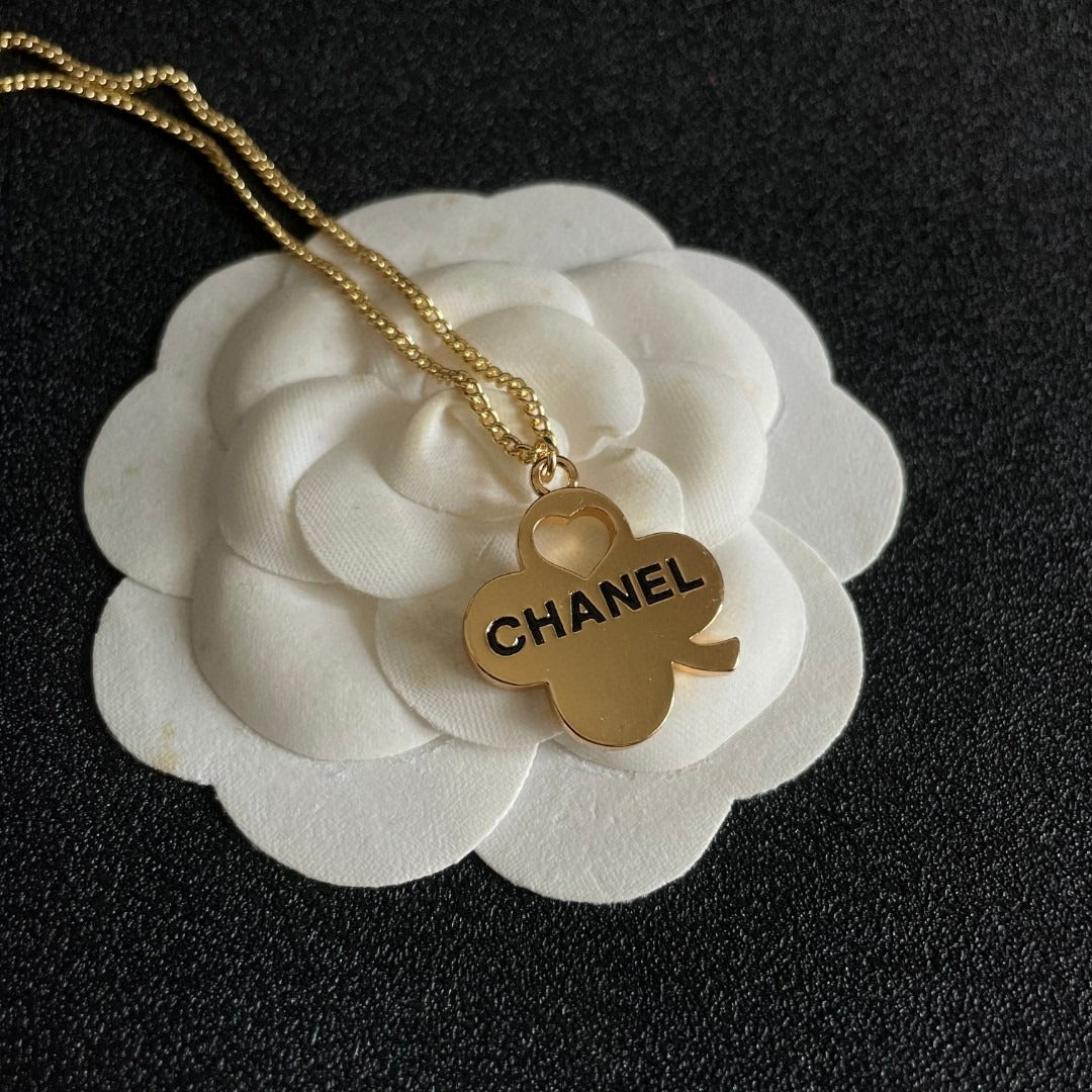 Chanel Logo Necklace