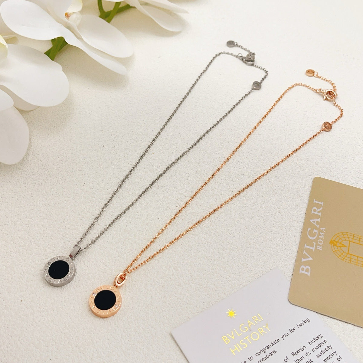 Bvlgari Brass Round Necklace