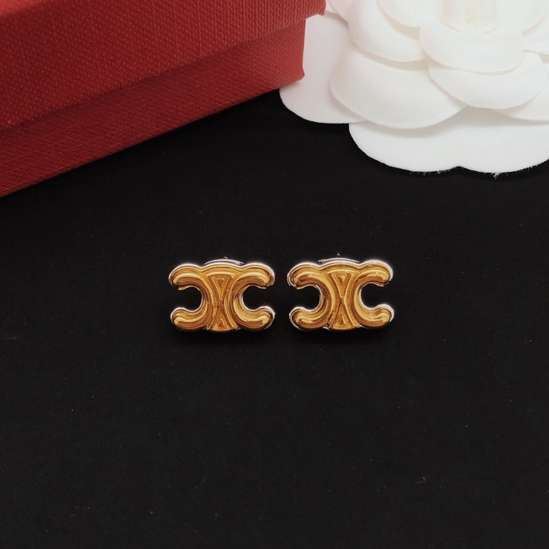 Celine Brass Earrings