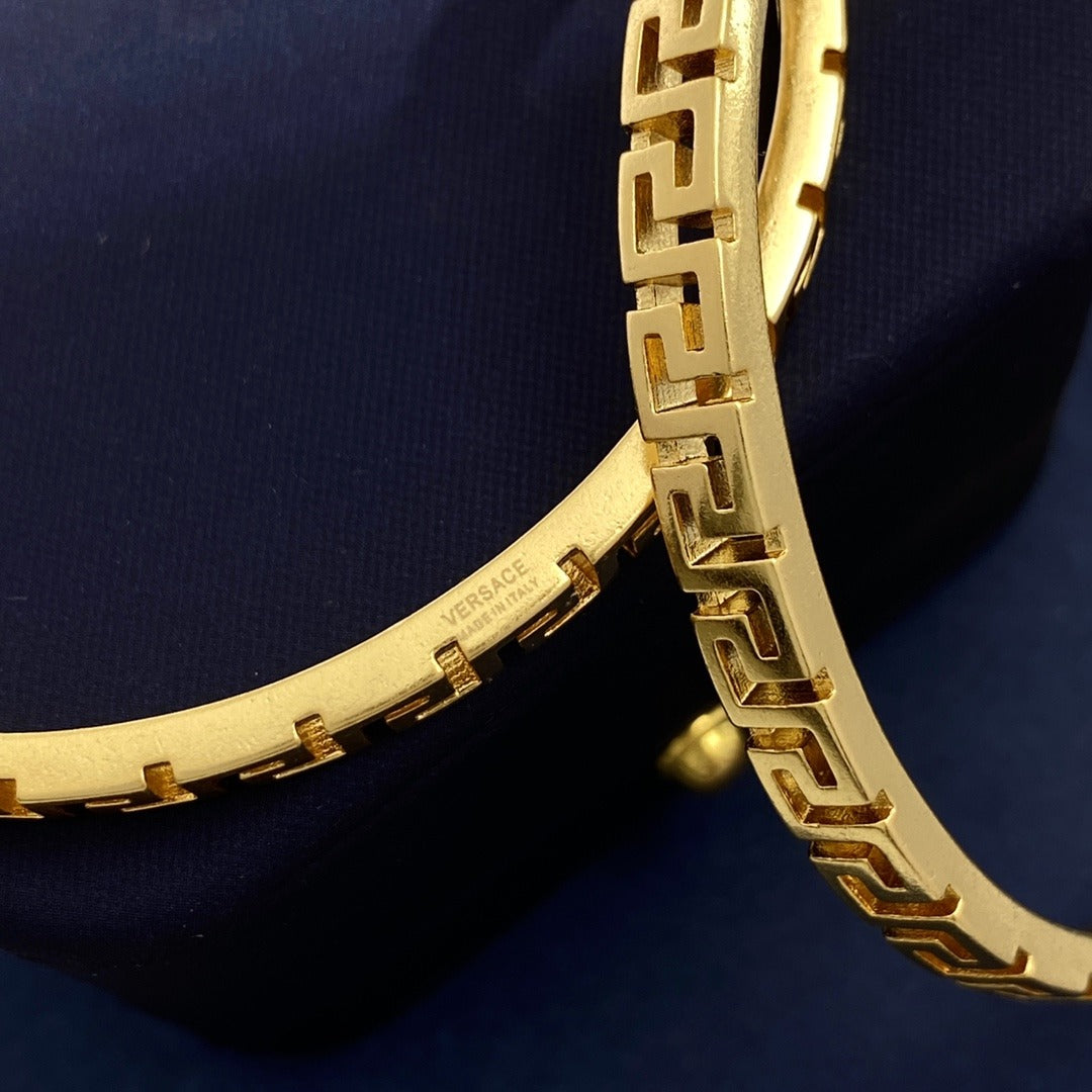 Versace Brass Earrings