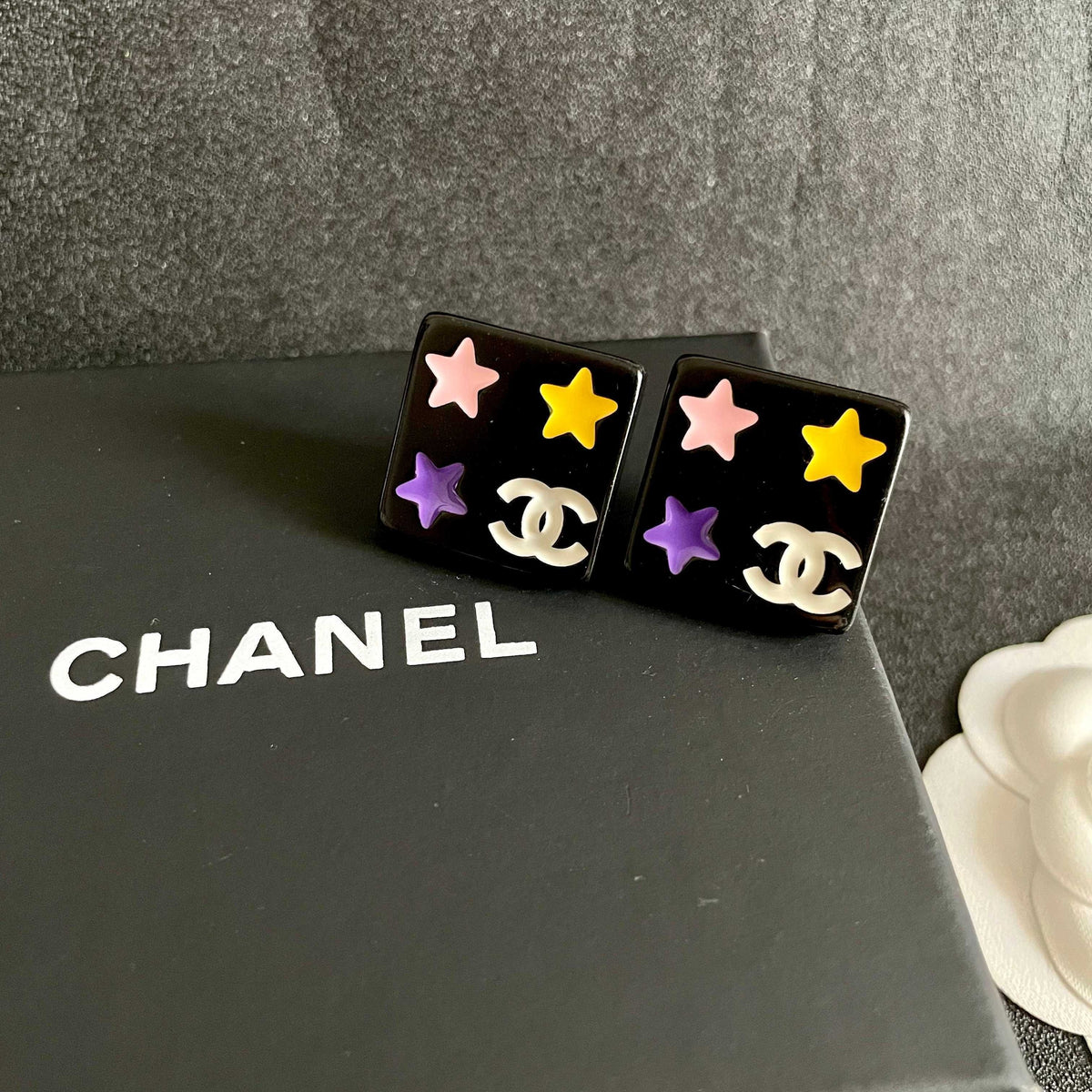 Chanel Star Earrings