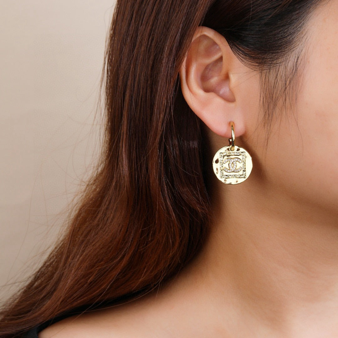 Chanel Brass Earrings