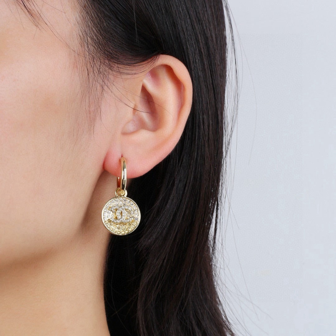 Chanel Brass Earrings