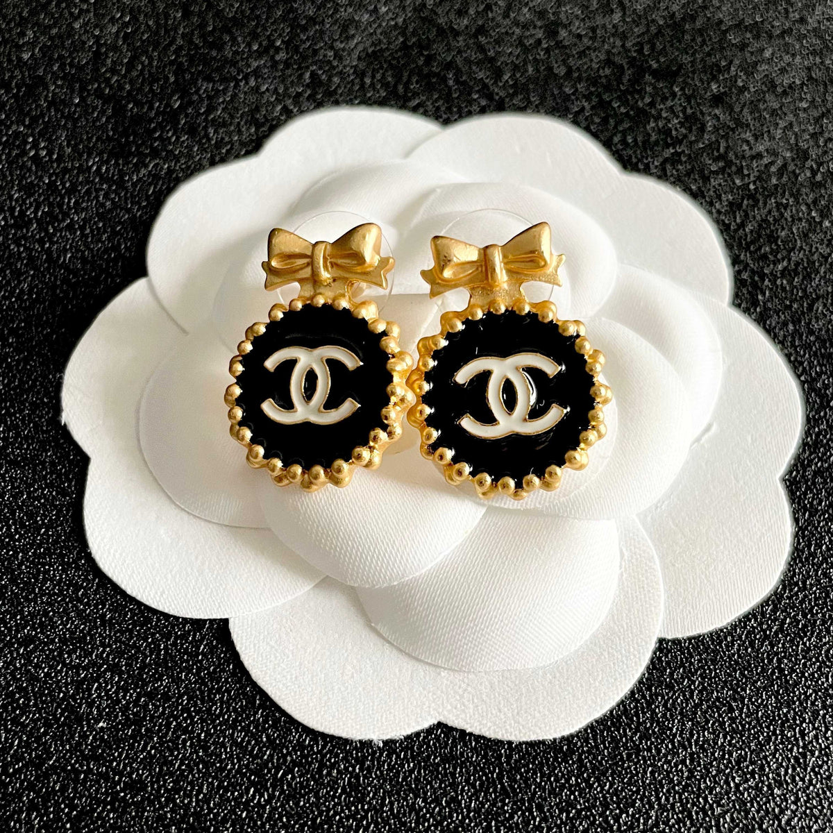 Chanel Bow Earrings
