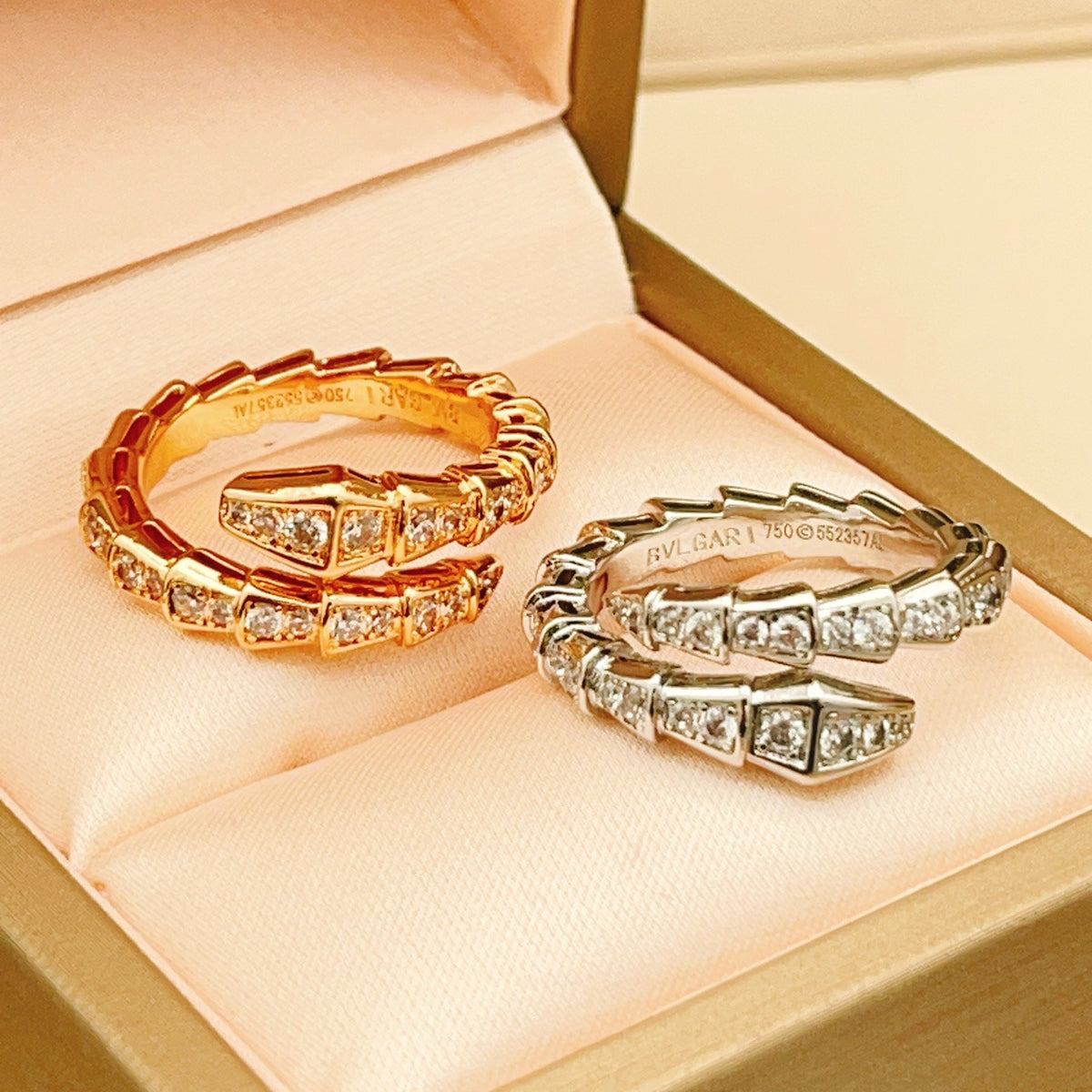 Bvlgari Brass Serpent Ring