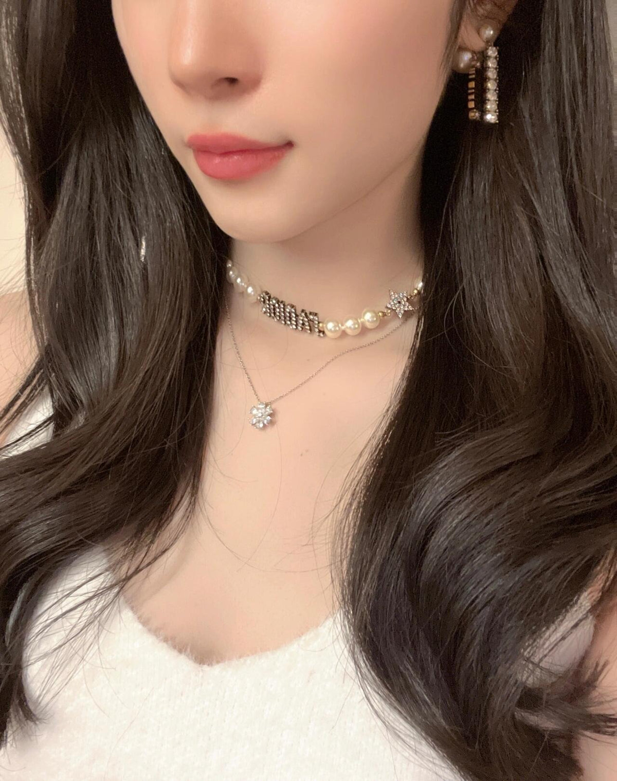 Dior Brass Star Necklace