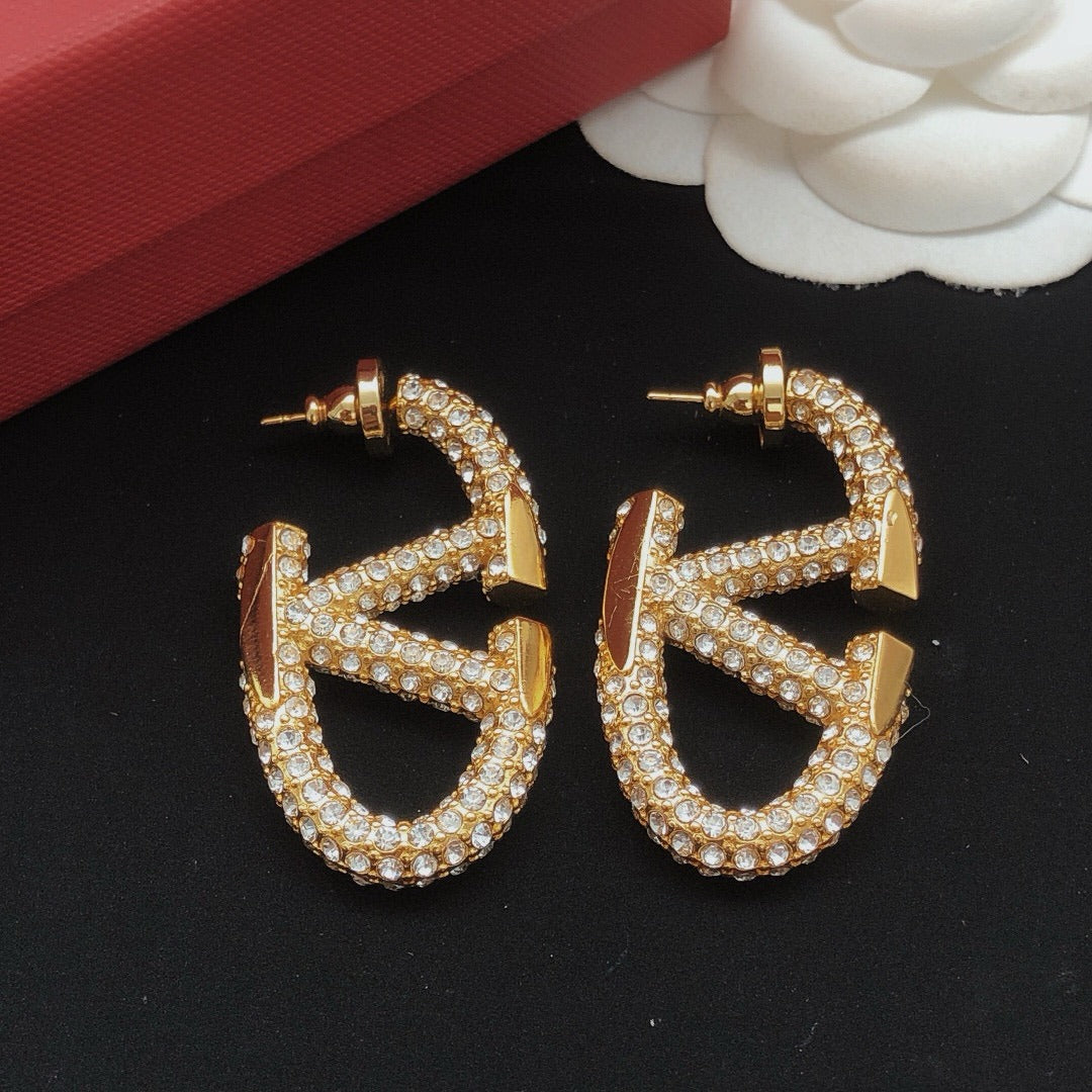 Valentino Brass Earrings