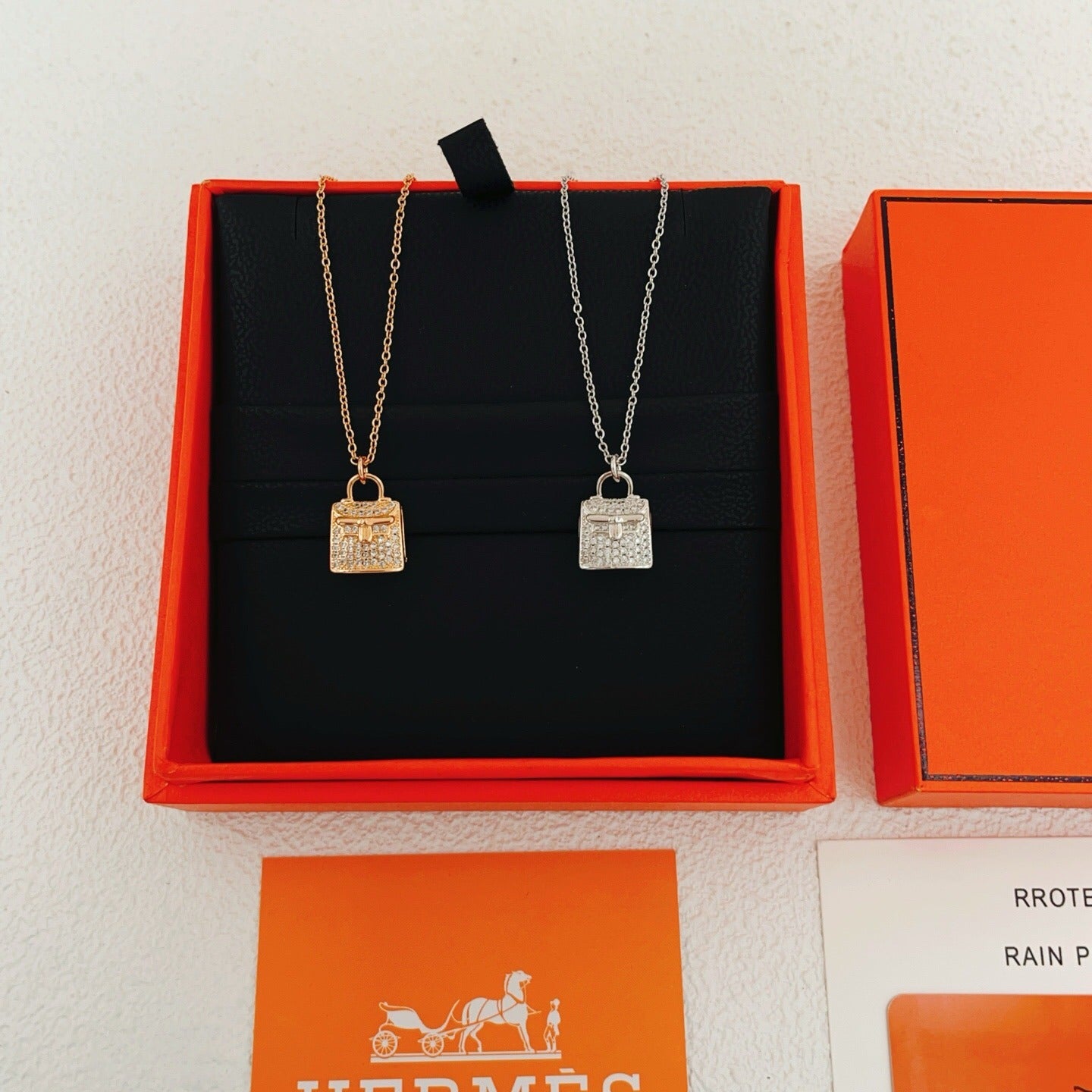 Hermes Brass Necklace