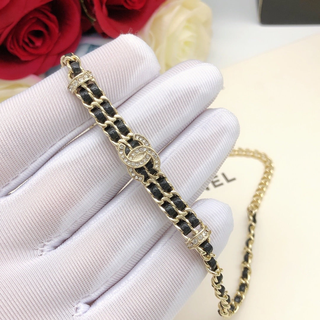 Chanel Leather Necklace
