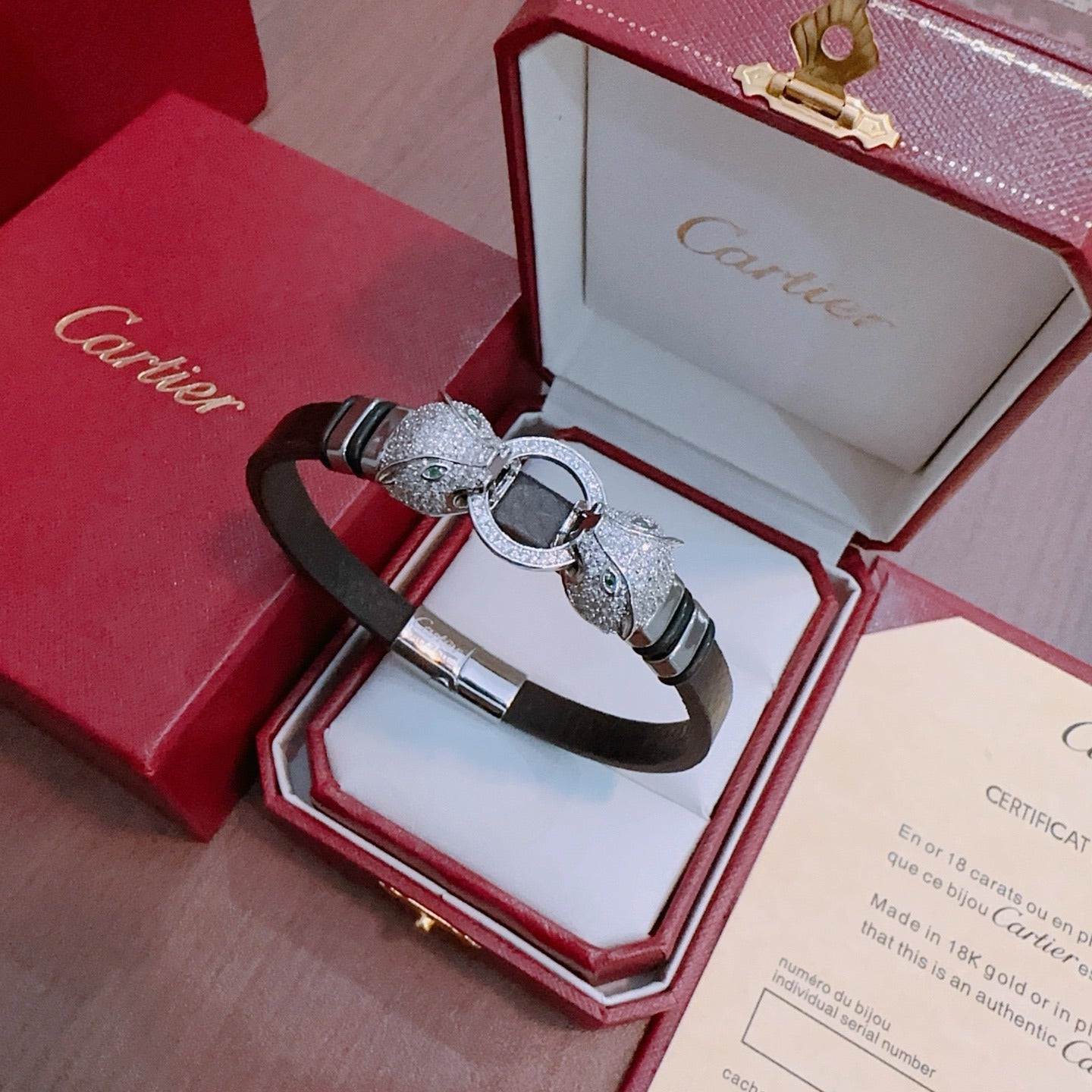 Cartier Leather Bracelet