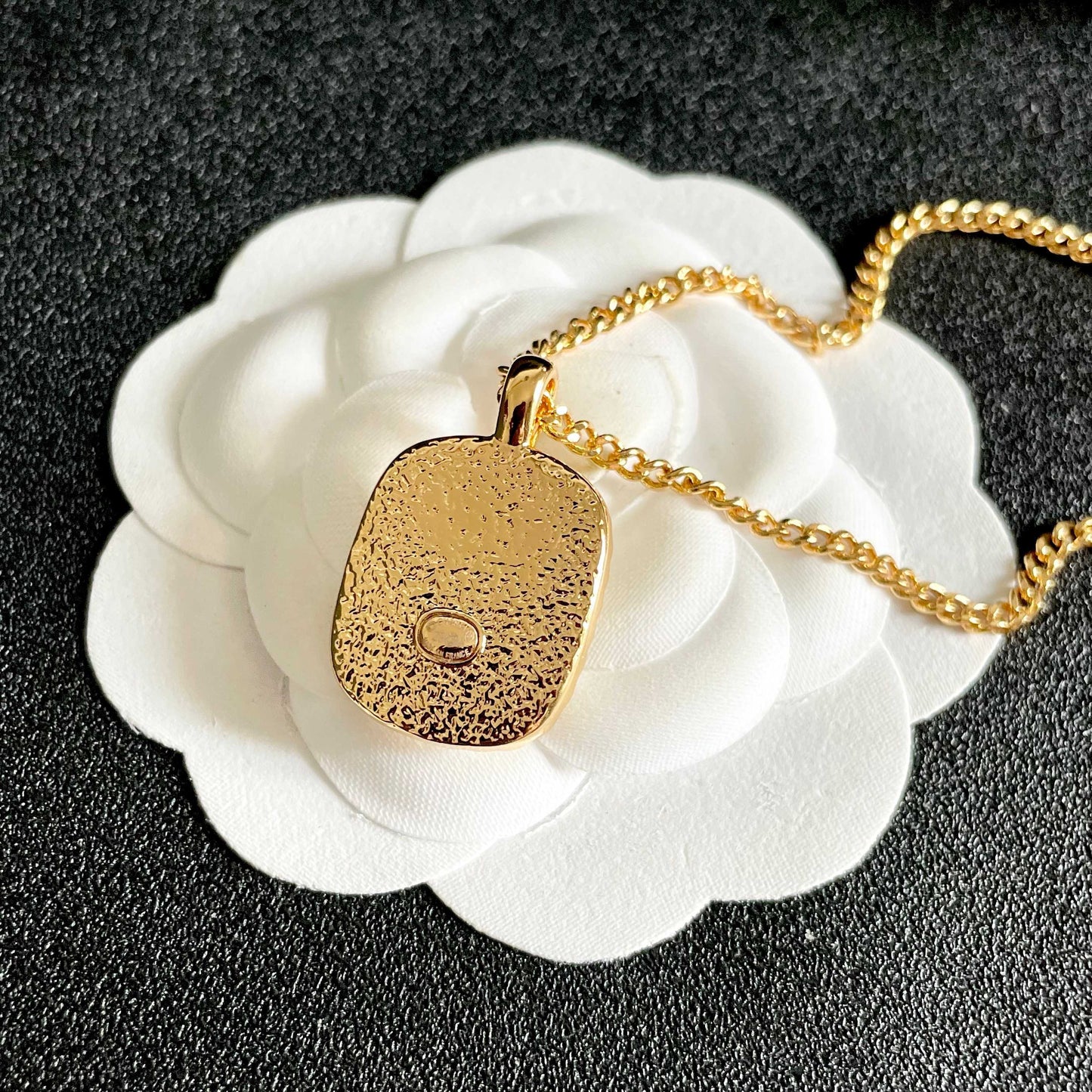 Chanel Logo Necklace
