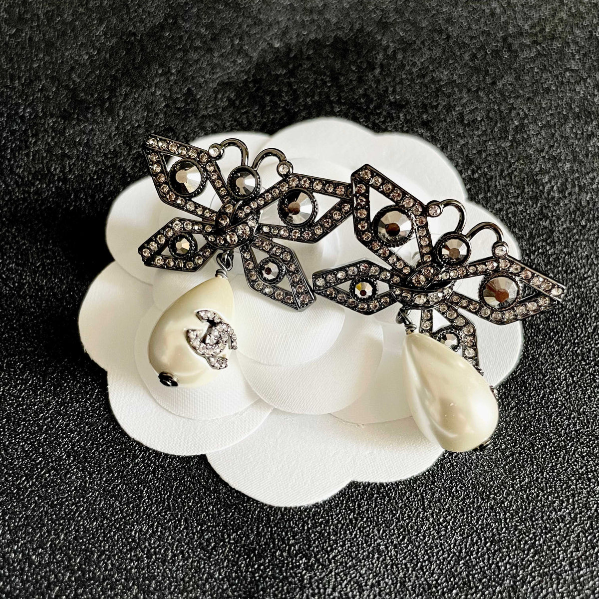 Chanel Bow Earrings