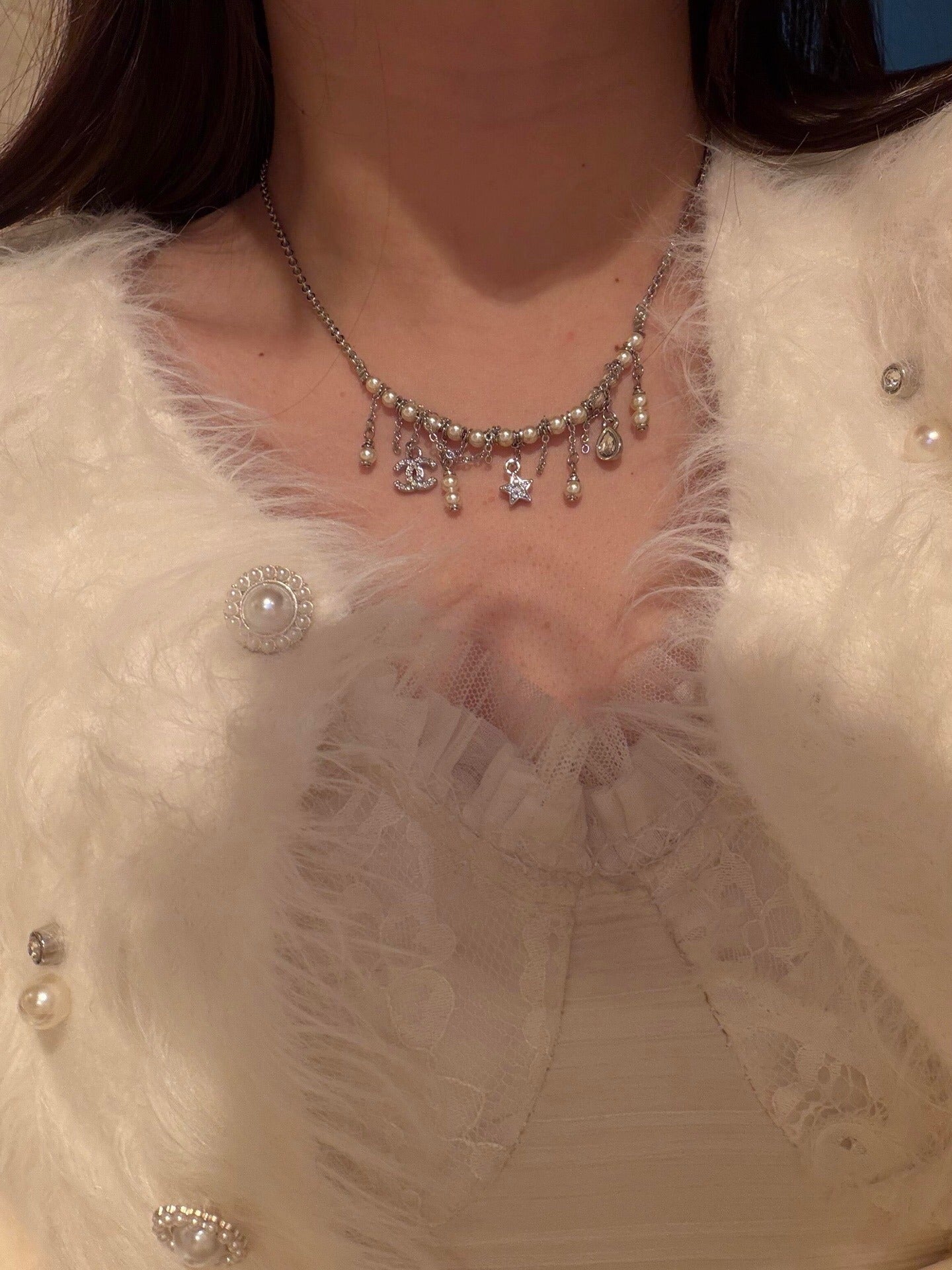 Chanel Brass Tassel Necklace