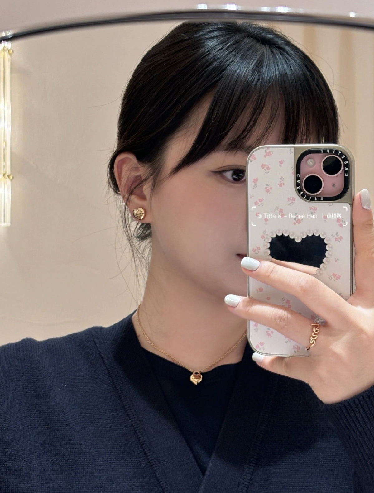 Tiffany & Co. Brass Heart Earrings