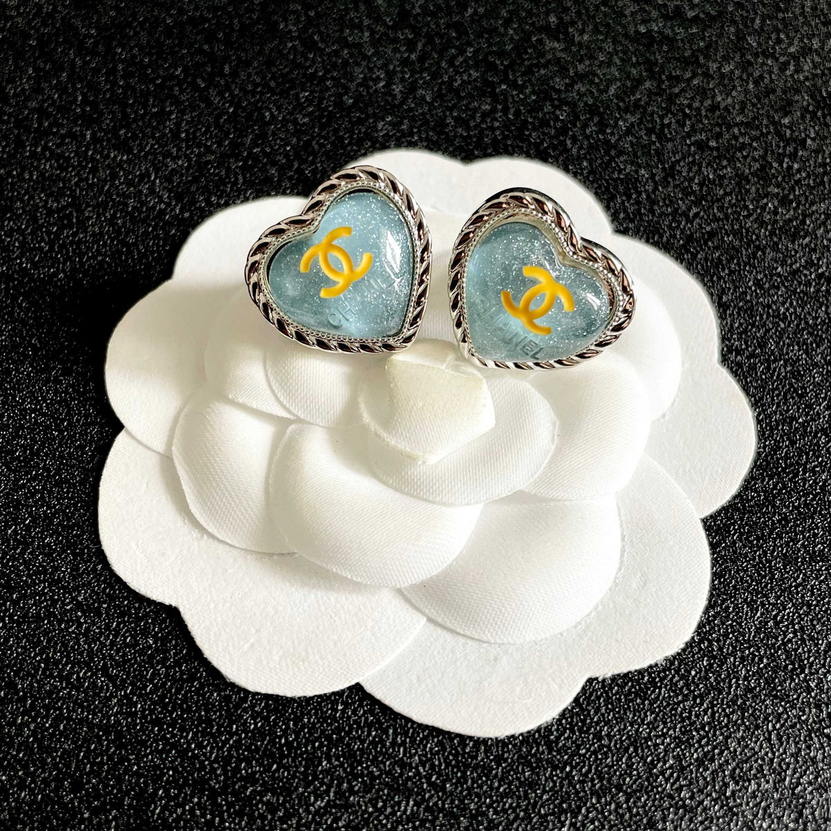 Chanel Logo Earrings