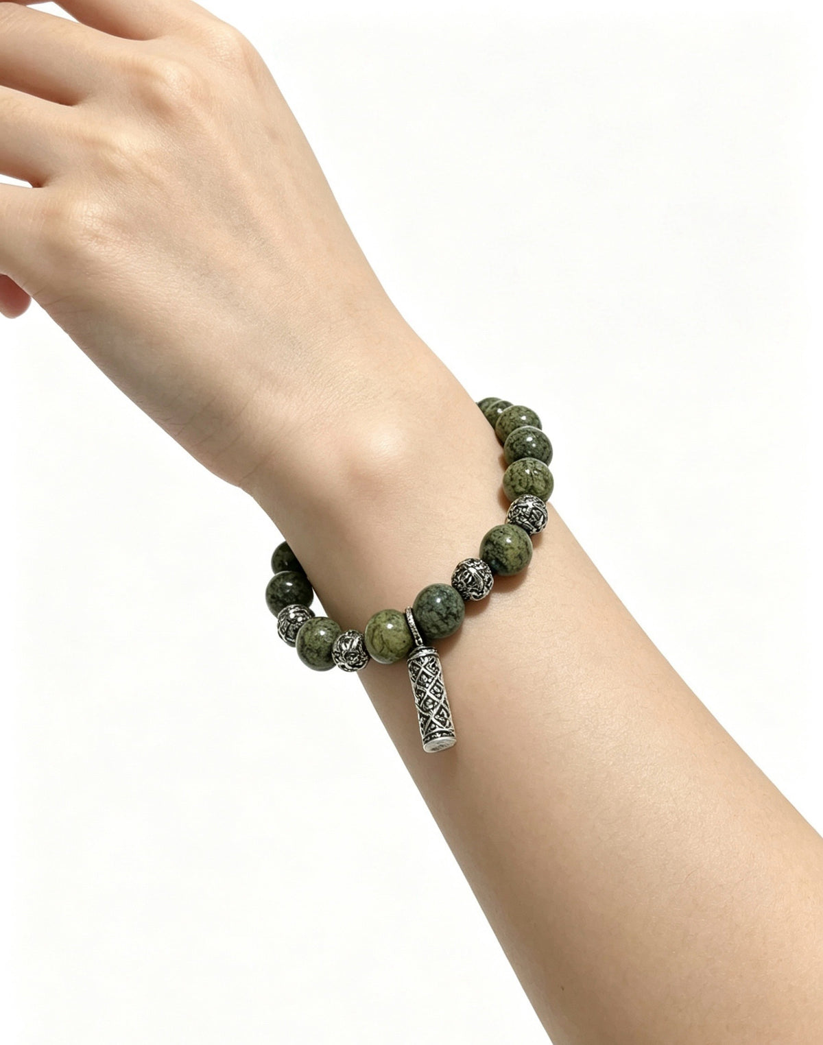 Chrome Hearts Sterling Silver Cross Bracelet