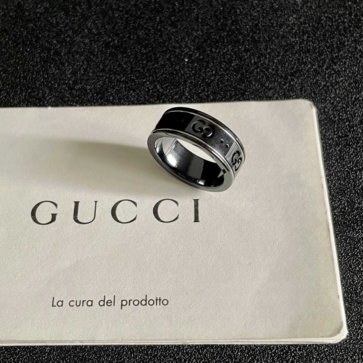 Gucci Brass Double G Ring