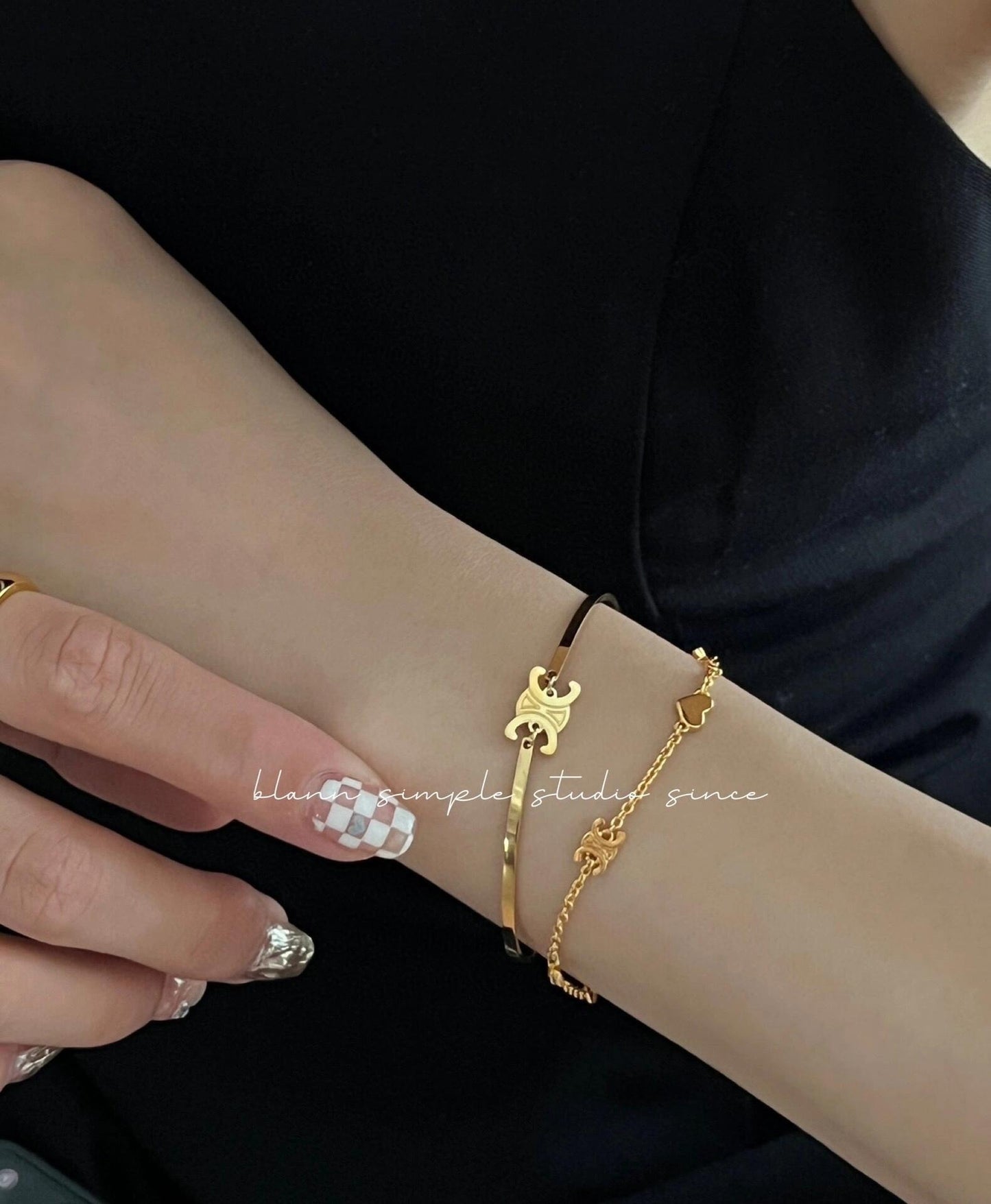 Celine Brass Bracelet
