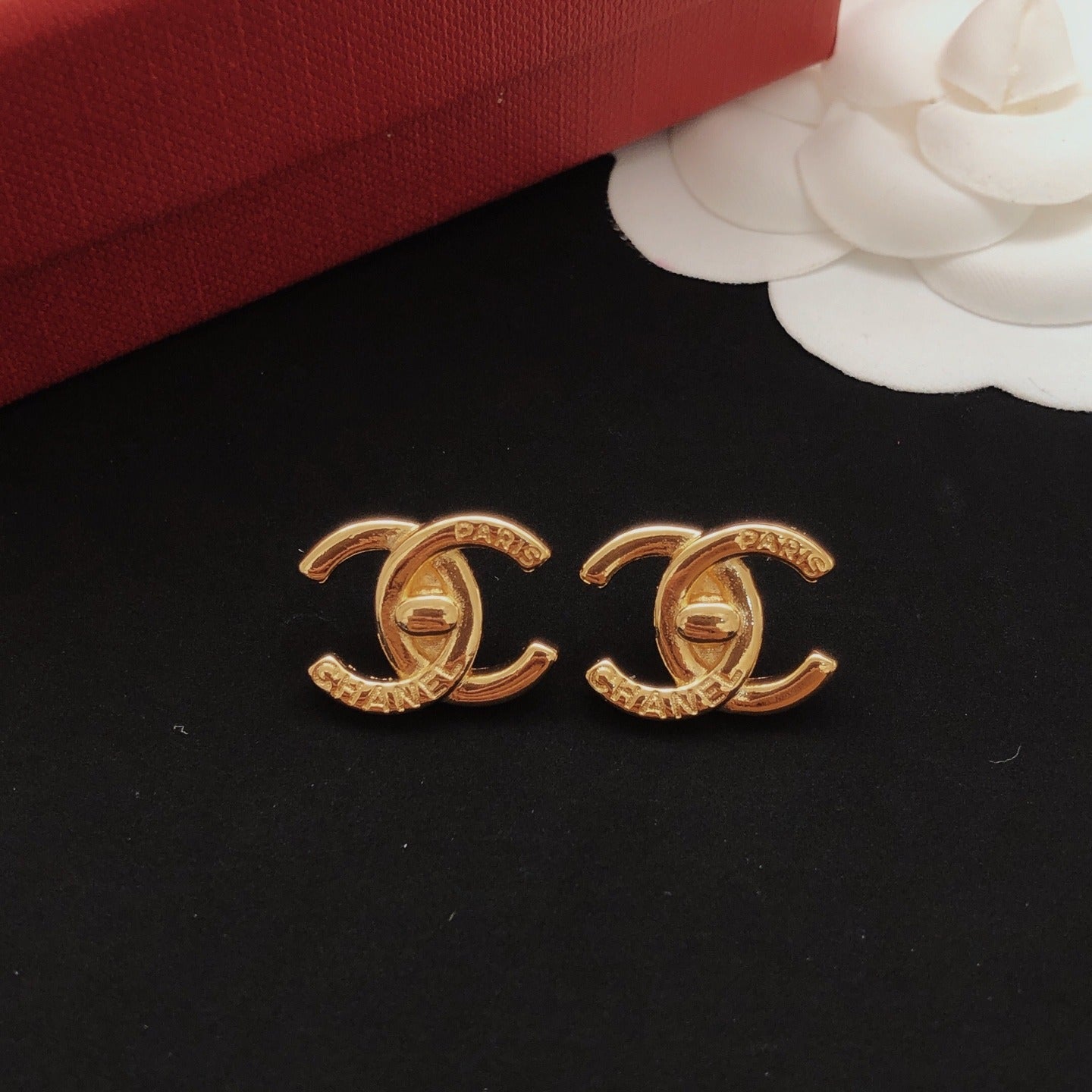 Chanel Brass Earrings