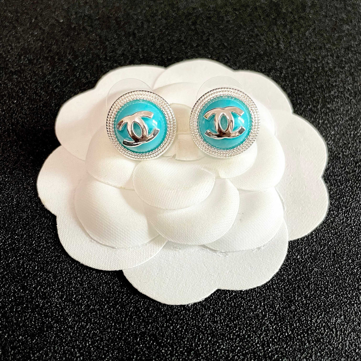 Chanel Logo Earrings