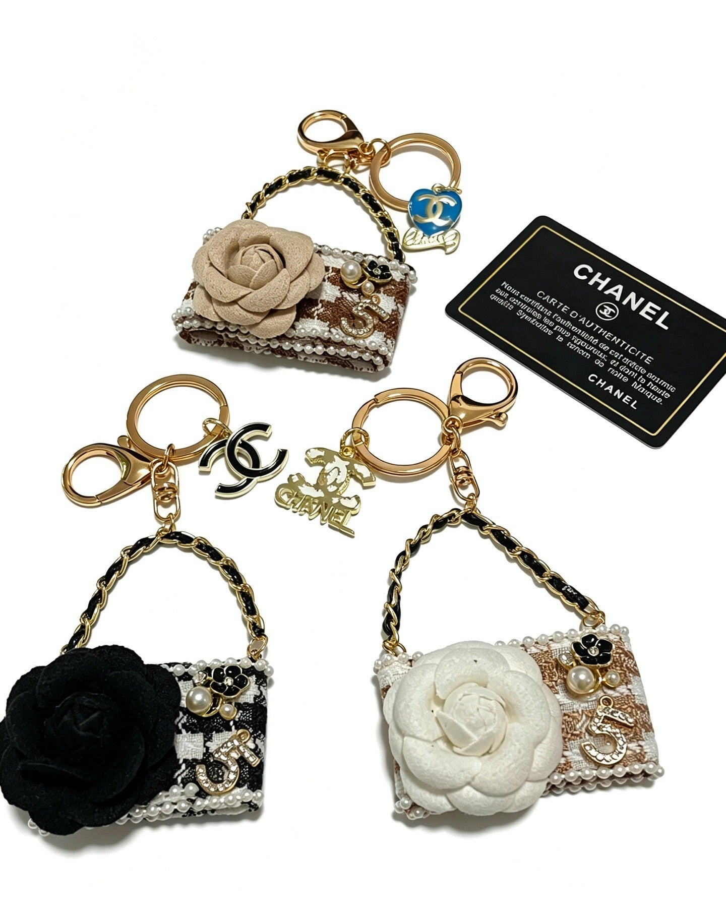 Chanel Vintage-Finish Keychain
