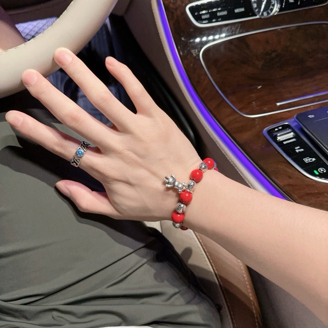 Dior Sterling Silver Vintage-Finish Bracelet