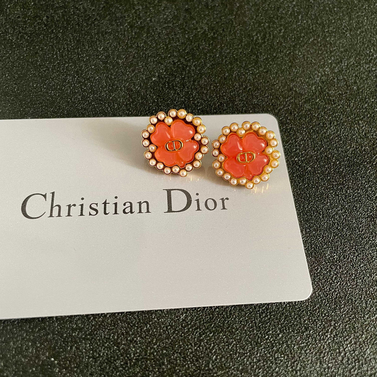Dior Brass Earrings