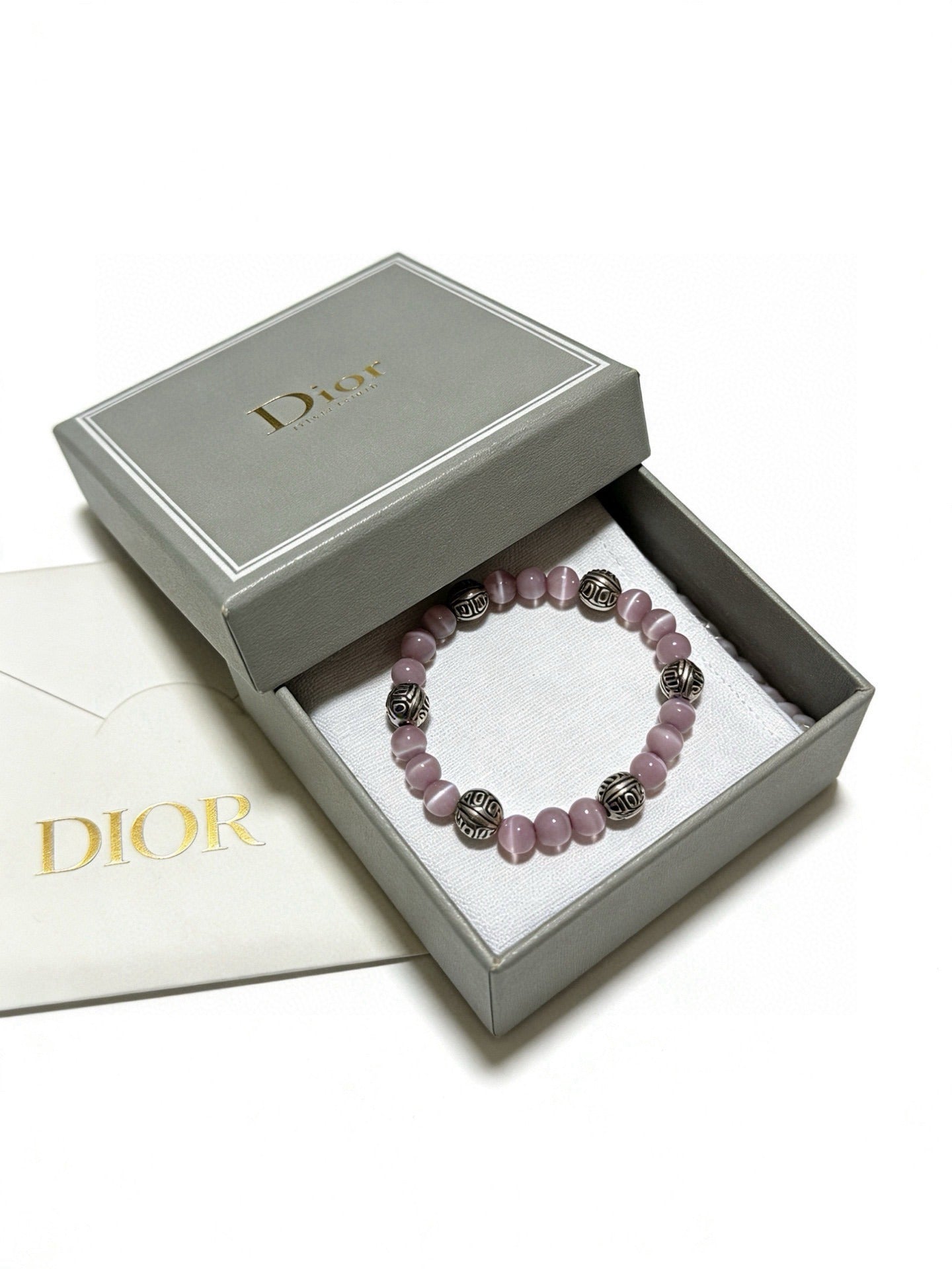Dior Sterling Silver Vintage-Finish Bracelet
