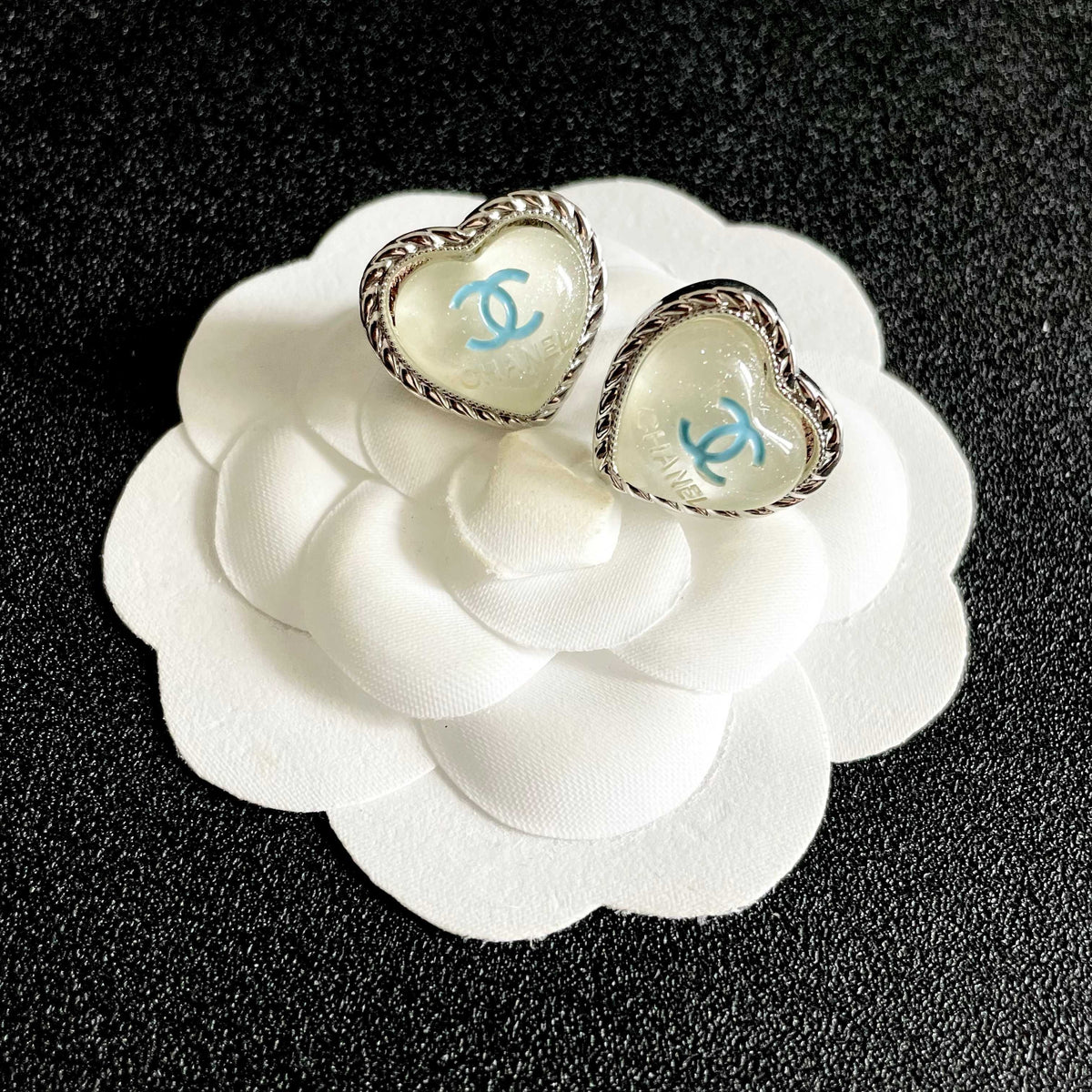 Chanel Logo Earrings