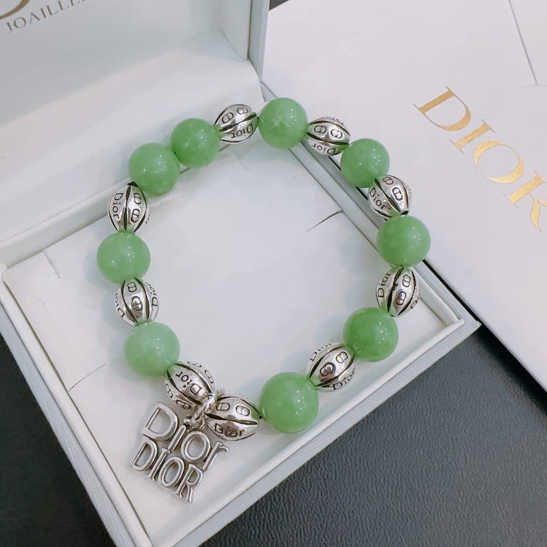 Dior Sterling Silver Vintage-Finish Bracelet