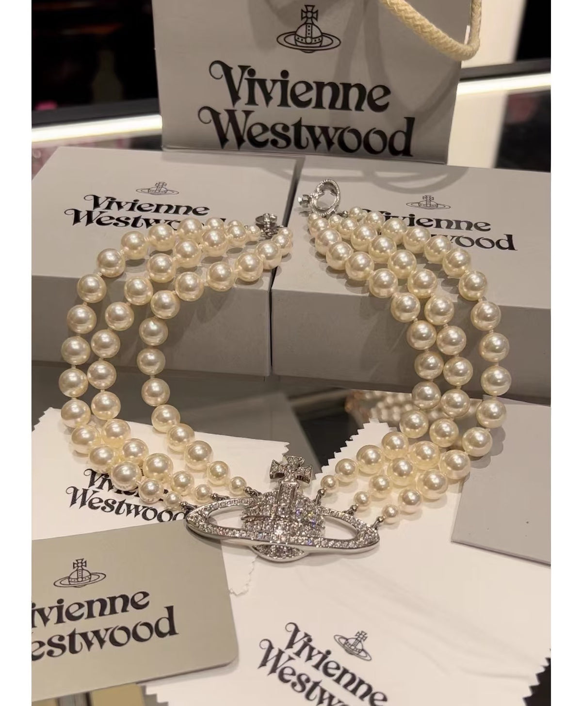 Vivienne Westwood Pearl Jewelry Set