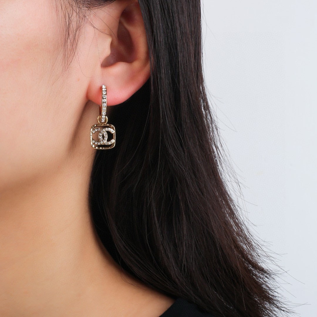 Chanel Brass Earrings