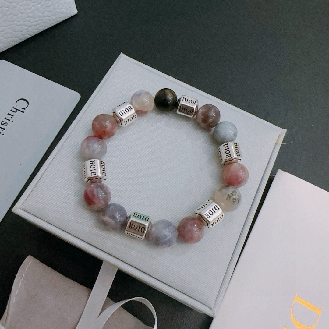 Dior Sterling Silver Vintage-Finish Bracelet