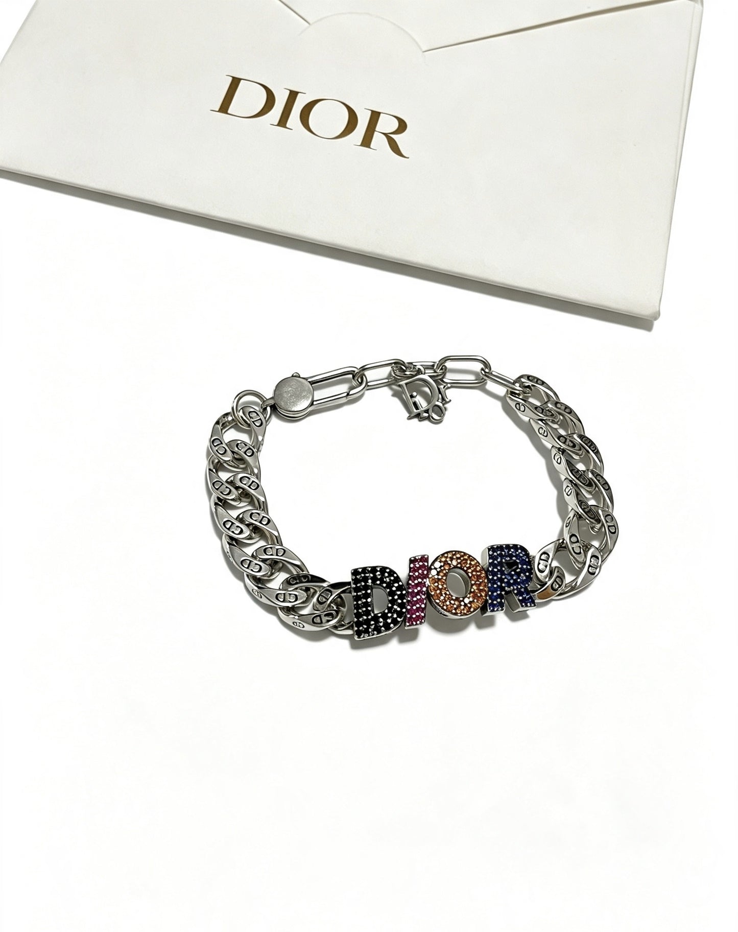 Dior Sterling Silver Chain Bracelet