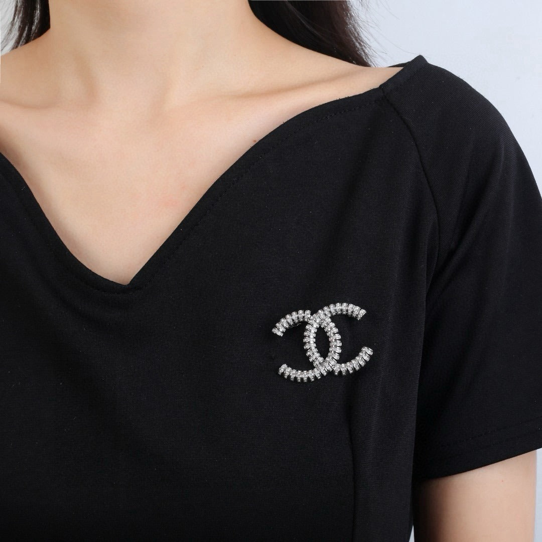 Chanel Brass Brooch