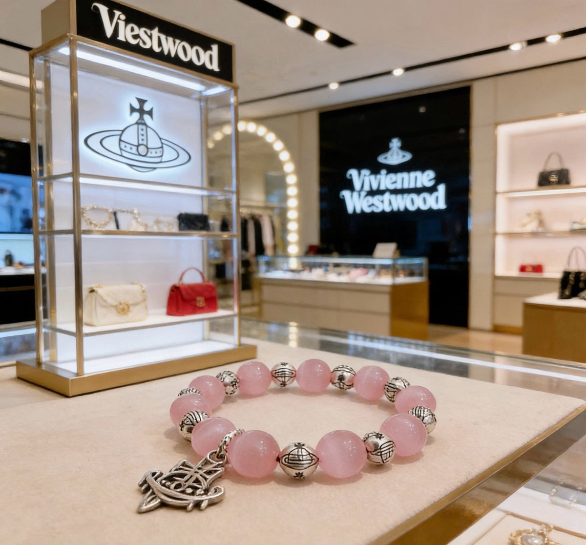 Vivienne Westwood Sterling Silver Vintage-Finish Bracelet