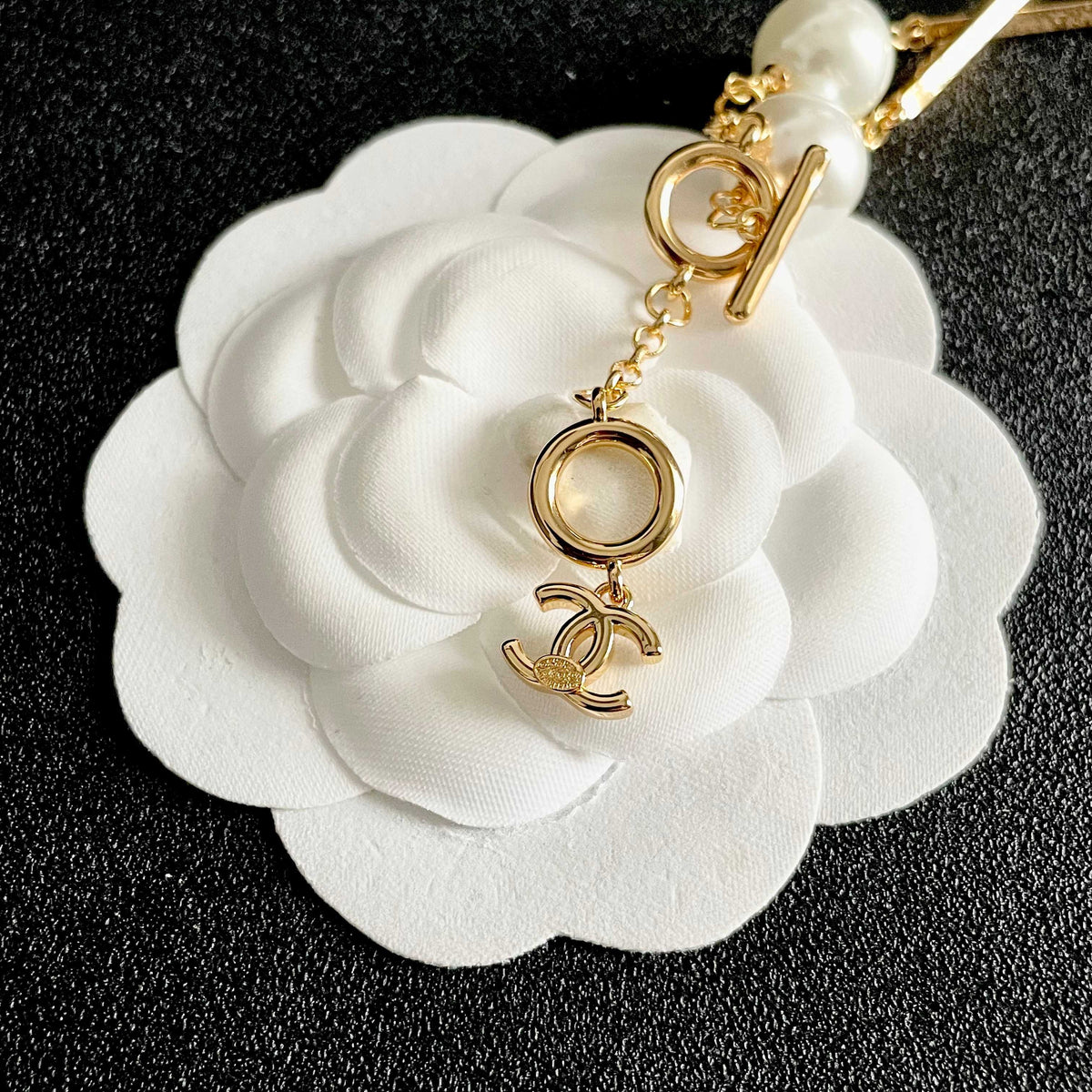 Chanel Logo Necklace