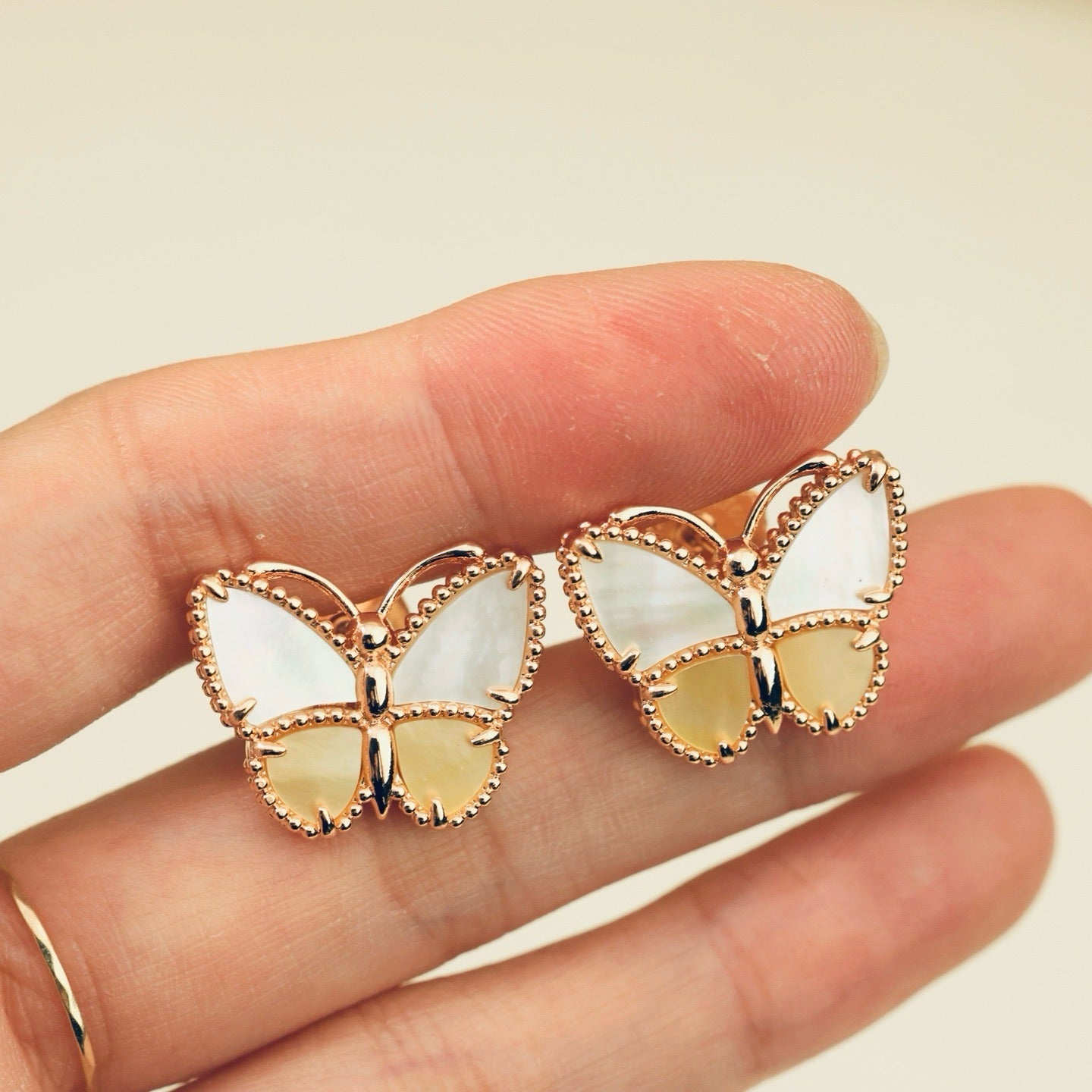 Unbranded Gold Butterfly Earrings