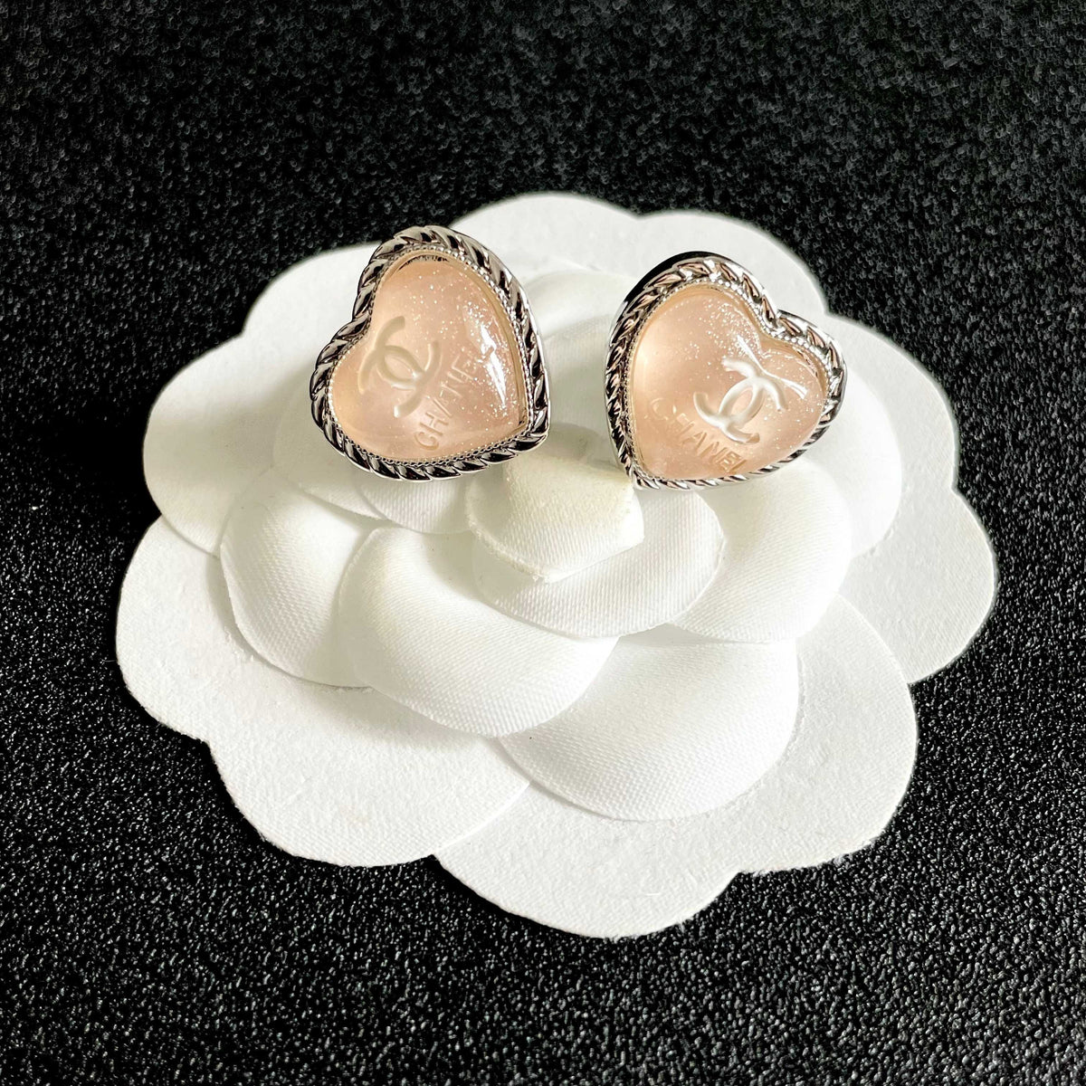 Chanel Logo Earrings