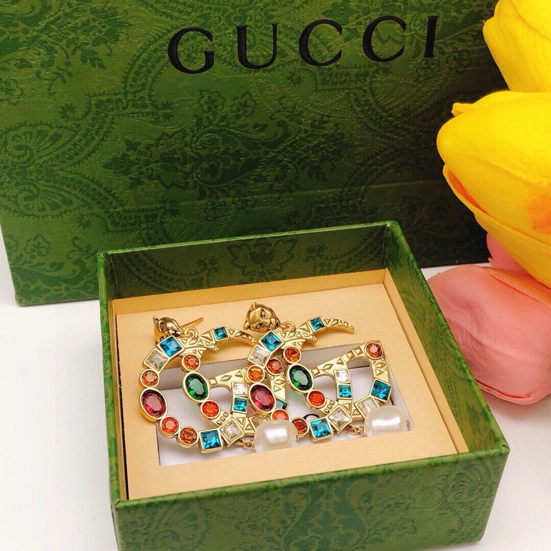 Gucci Crystal Earrings